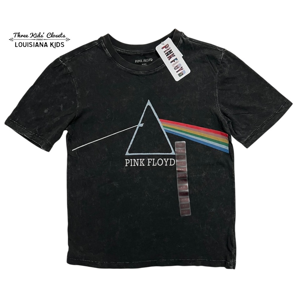 NEW Pink Floyd M (8) Kids The Dark Side of the Moon Prizm Shirt Rock Band Music